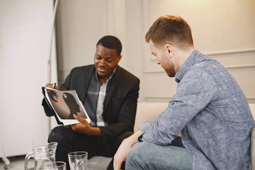 image of professionals in a supportive workshop