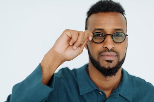 image of a person looking isolated at work