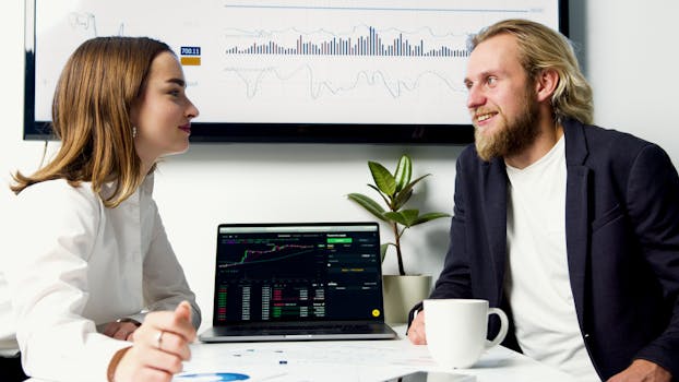 team working together in a modern office