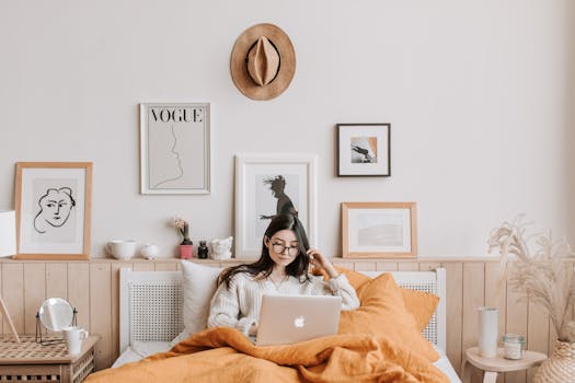 calm workspace with plants for relaxation