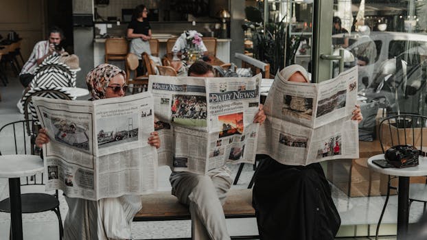 a person journaling in a café