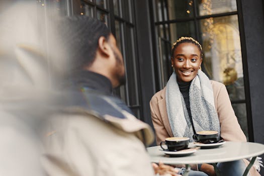 friends talking over coffee